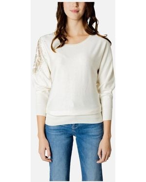 Guess Long Sleeve Jersey Top - Blue