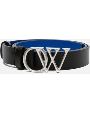 Off-White c/o Virgil Abloh Initials Belt 30Mm - Blue