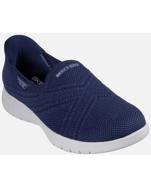Skechers Ladies On The Go Flex Excellency Slip-In Shoes - Blue