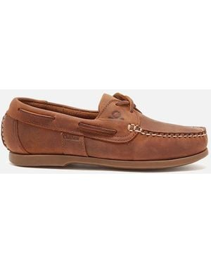 Chatham Java G2 Premium Leather Sustainable Deck Shoe Walnut - Brown