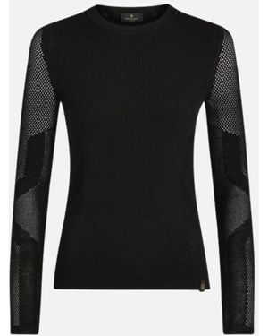 Belstaff Kai Crewneck Long Sleeve T-Shirt - Black