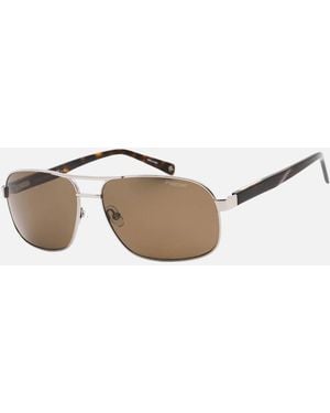 Banana Republic Bronze Pz Lens Ruthenium Silversunglasses - Multicolour