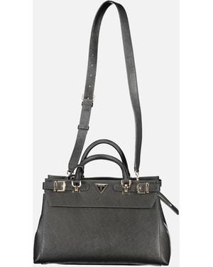 Guess Levante Bag With External And Internal Pockets - White