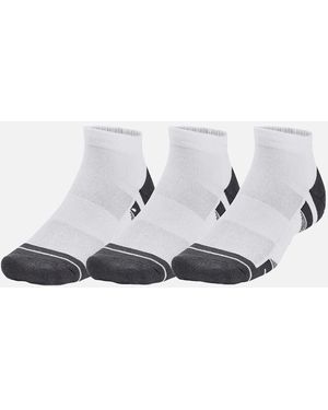 Under Armour Adult Performance Tech Socks (Pack Of 3) - White