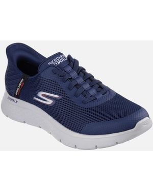 Skechers Go Walk Skechers Go Walk Flex Hands Up Slip-Ins Trainers - Blue