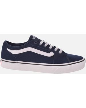Vans Filmore Decon Low Canvas Trainers - Blue