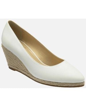 Lotus Giselle Wedge Espadrilles - White