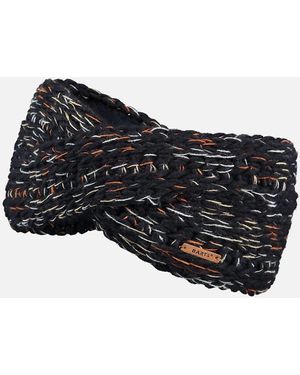 Barts Jasmin Fleece Lined Knitted Twisted Headband - Black