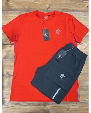 Gym King Sports 365 T-Shirt & Short Set - Red