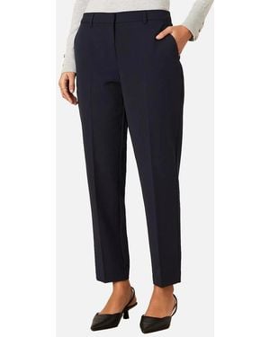 Dorothy Perkins Ladies Slim Ankle Grazer Trousers - Blue