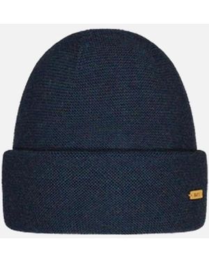 Barts Blitzee Cuffed Knitted Beanie Hat - Blue