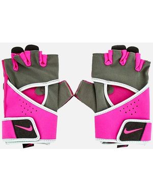 Nike Ladies Gym Premium Sport Fingerless Gloves - Pink