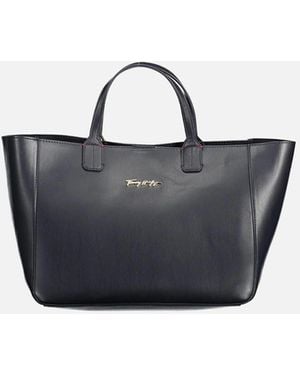 Tommy Hilfiger Sophisticated Handbag With Versatile Carrying Options - Blue