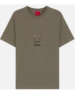 BOSS Hugo Dugolini T-Shirt 032 Medium - Grey