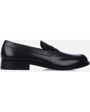 BOSS Leather Loafers - Black