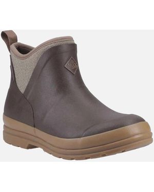 Muck Boot S Originals Rubber /Herringbone Wellington Boots - Brown