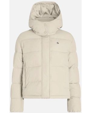 Calvin Klein Recycled Polyester Blend Jacket - White