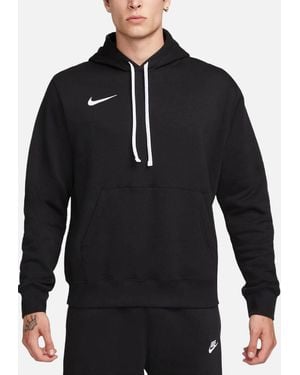 Nike Cw6894 Fleece Hoodie Long Sleeve Swoosh Park 20 Pullover Soccer Hoody - Blue