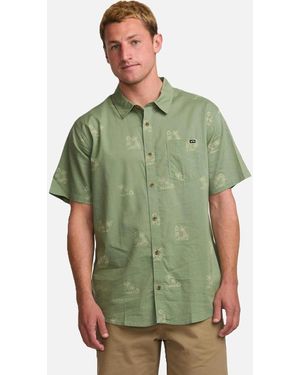 Billabong Sundays Mini Short Sleeve Shirt - Green