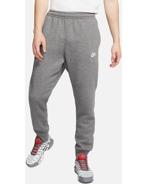 Nike Club Fleece Joggers Casual Bottoms Loose Fit New Sport Cotton - Grey