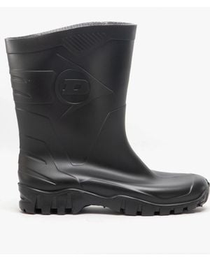 Dunlop Dee Half Length Wellington Boots - Black