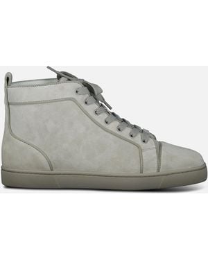 Christian Louboutin Orlato Flat High Top Trainers Light - Grey
