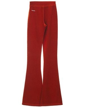 DSquared² Flat -Waisted Flane Sweatshirt Trousers - Red