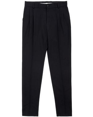 Dolce & Gabbana Elegant Trousers With Sweet Pleats & Gabbana - Black