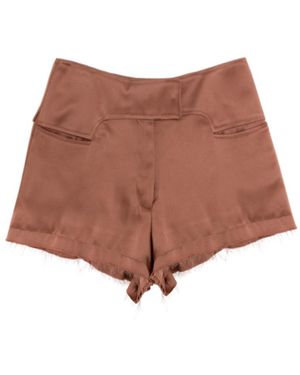 Tom Ford Satin Shorts - Brown