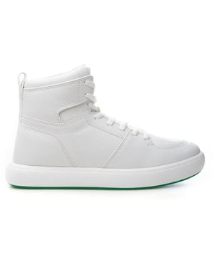 Bottega Veneta High 'pillow' White Sneakers