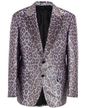 Tom Ford Giacca Monopetto Uomo - Brown