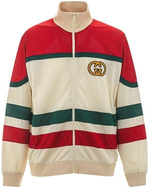 Gucci Giubbino Con Zip - Rosso