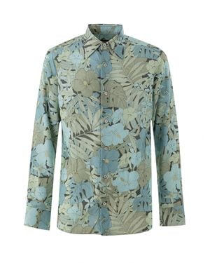 Tom Ford Floral Print Shirt - Green