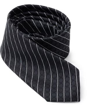 Dolce & Gabbana Cravatta A Righe - Nero