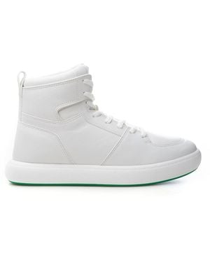 Bottega Veneta High 'pillow' White Sneakers