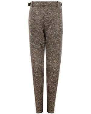 Bottega Veneta Knitted Herrington Trousers - Grey