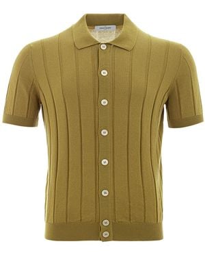 Gran Sasso Knwear Shirt With Buttons - Green