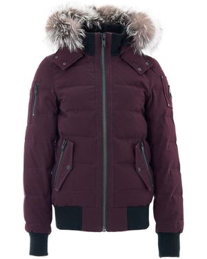 Moose Knuckles Piumino Bomber - Purple
