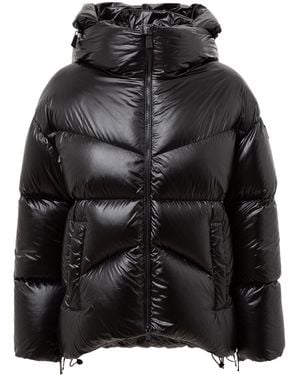 Add Hoody Jacket And Disappeared Logo - Black