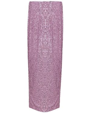 Tom Ford Gonna Di Paillettes Lunga - Purple