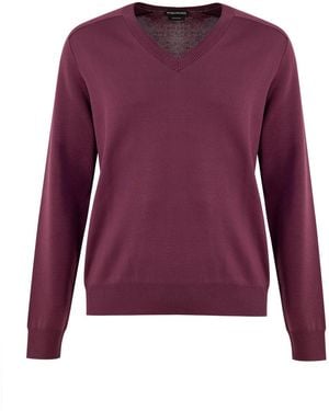 Tom Ford Maglione V-Neck - Purple