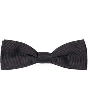 Dolce & Gabbana Silk Bow Tie - Black