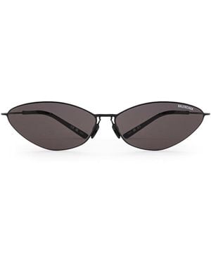 Balenciaga Occhiali Da Sole Malibù Round - Nero