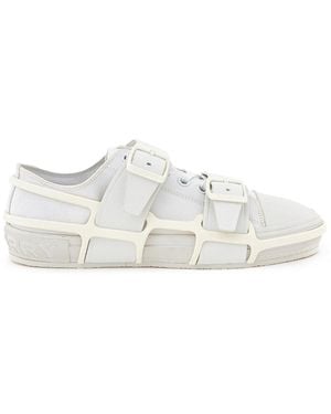 Burberry Arthur Bucklestrap Trainer - White
