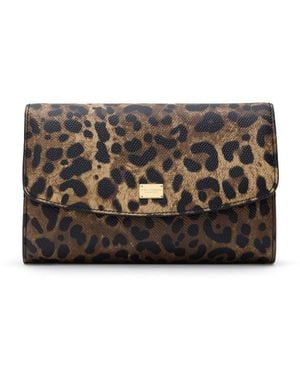 Dolce & Gabbana Borsa Cross Body Stampa Leopardo - White