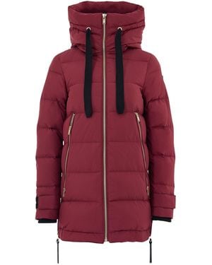 Moose Knuckles Piumino Imbottito Con Zip - Rosso