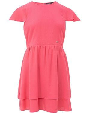ARMANI EXCHANGE Fuchsia Mini Dress - Pink