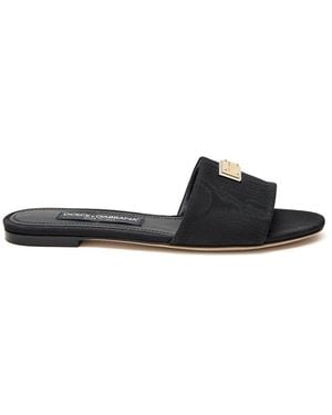 Dolce & Gabbana Sliders - Black