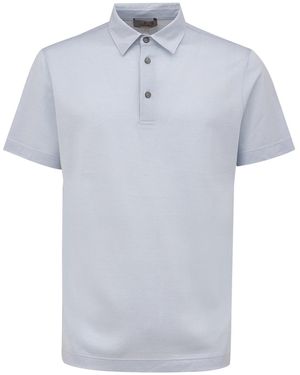 Canali Polo Manica Corta - Blu