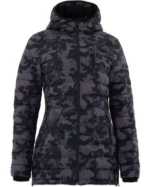 Moose Knuckles Giubbino Lightweight Stampato Allover - Blue